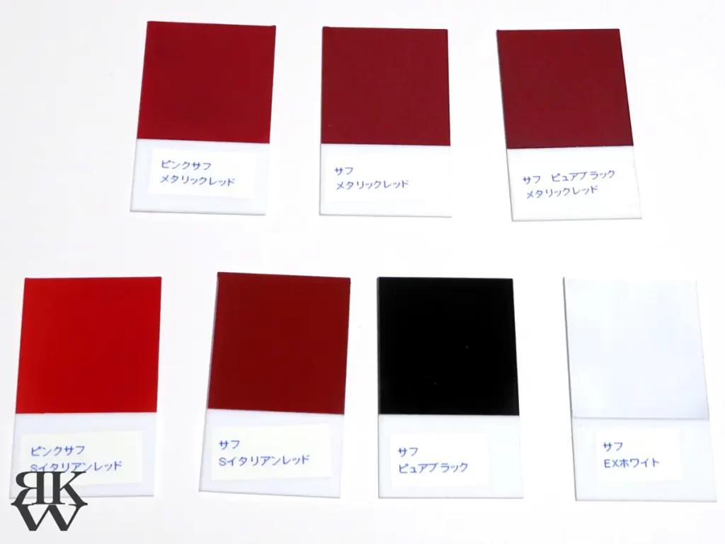 プラモデル製作 色見本:カラーサンプル作り
