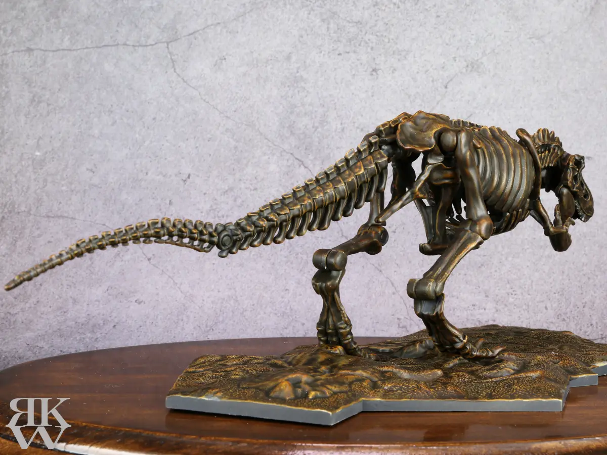 バンダイ 恐竜骨格プラモデル ティラノサウルス 後ろ