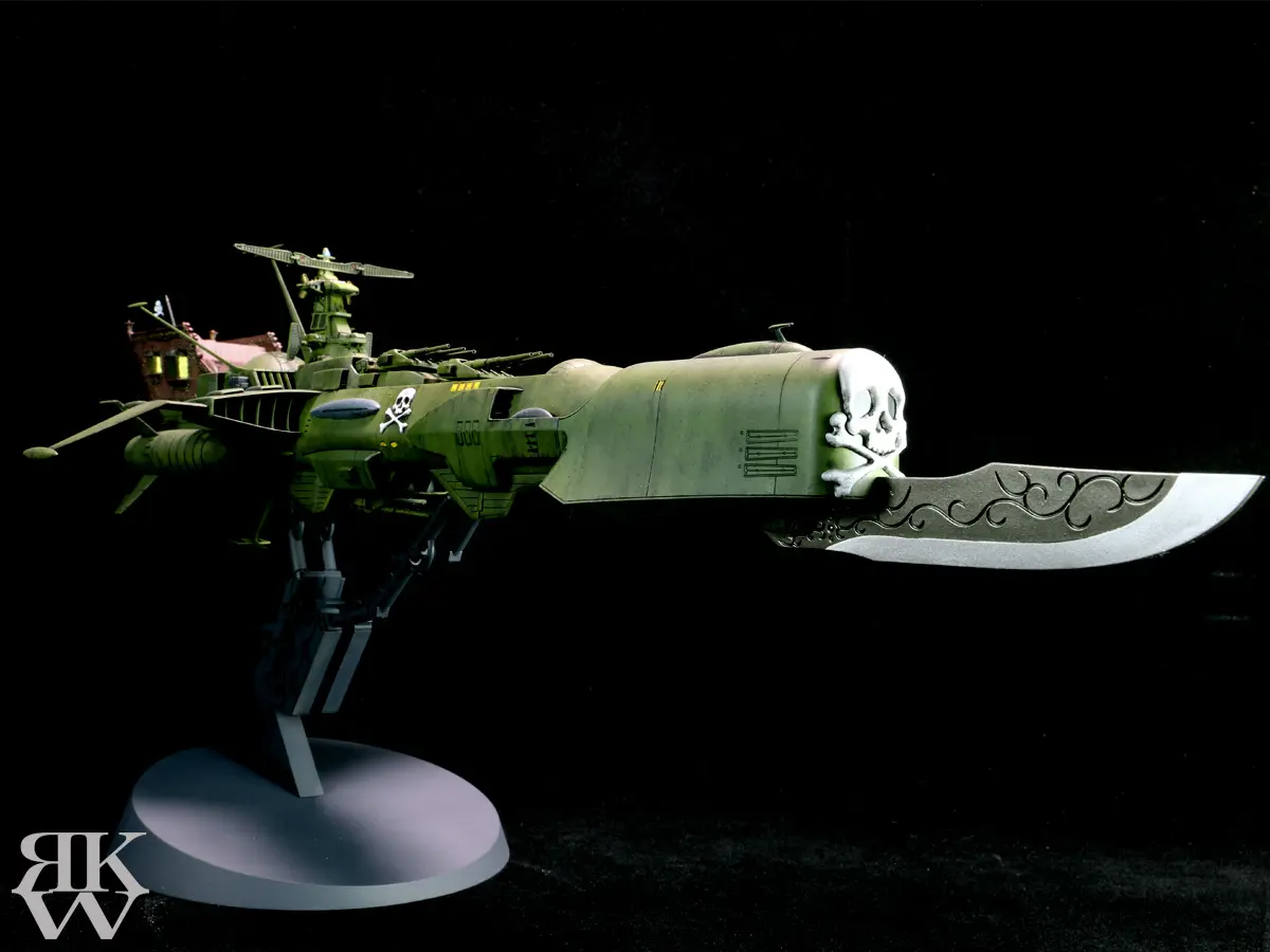 ハセガワ 1/1500 宇宙海賊戦艦 ラム