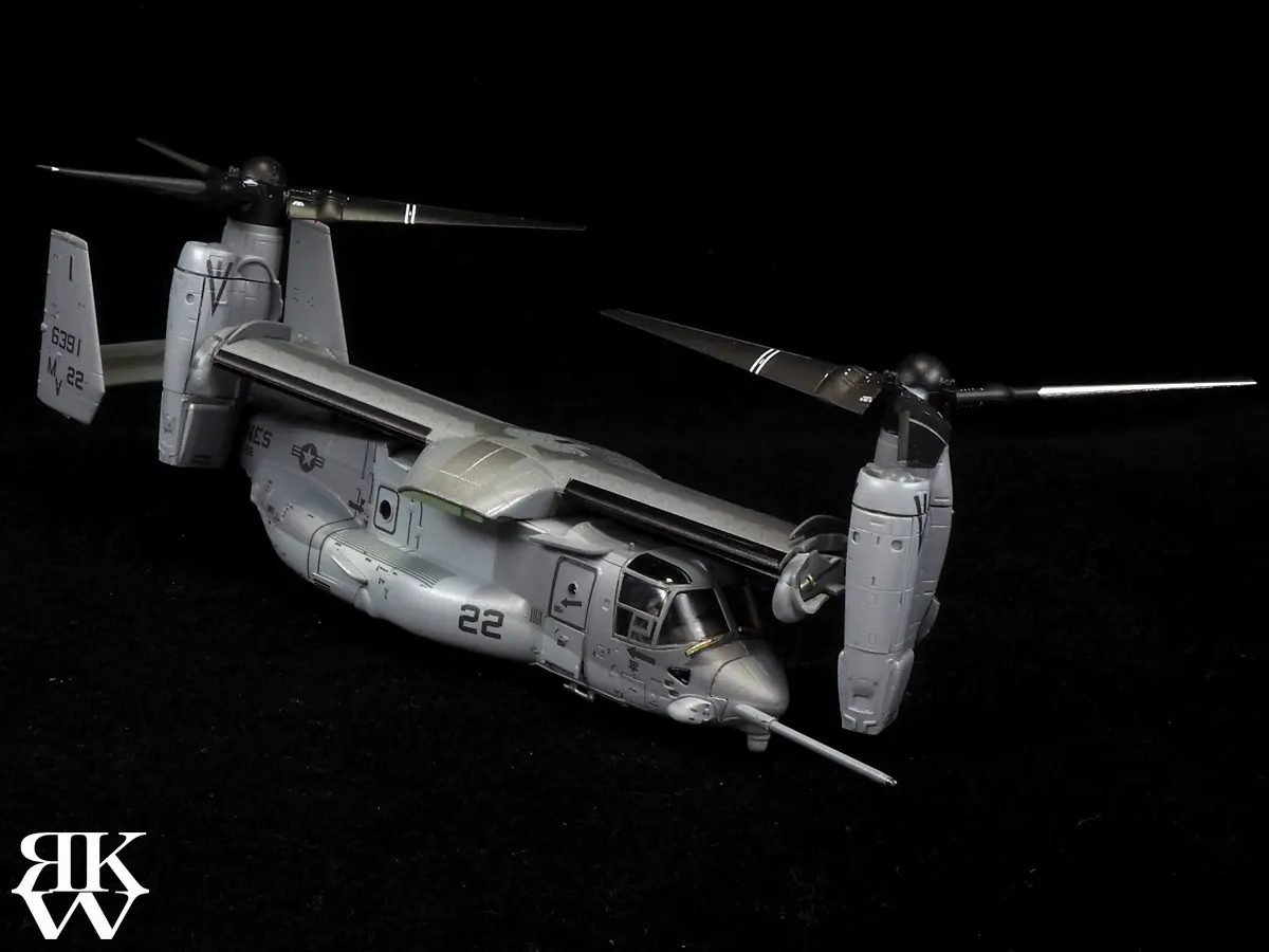 トミーテック 技MIX アメリカ海軍 MV-22B 第22海兵隊 ティルトローター作戦試験評価飛行隊 ニューリバー海兵航空基地 収納状態