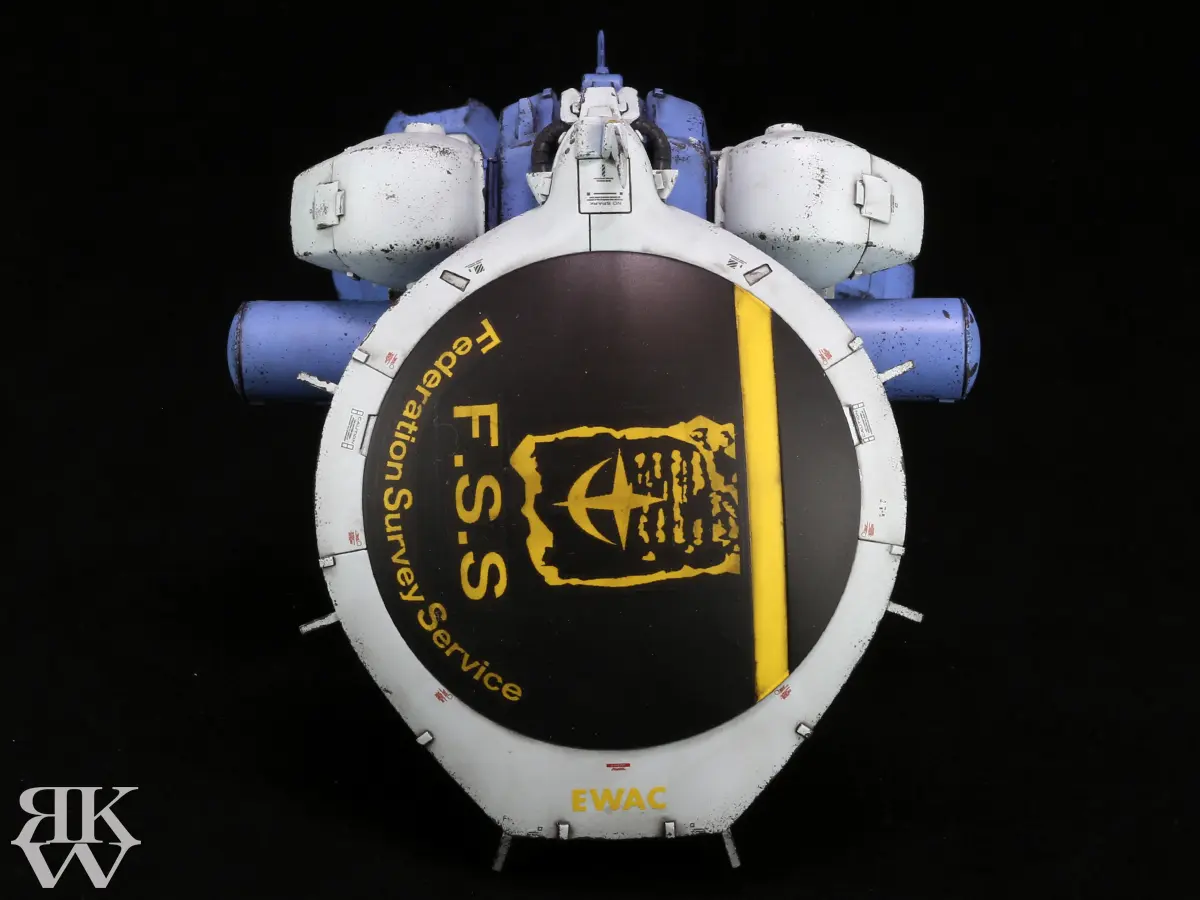 バンダイ 1/144 HGUC アイザック エメ・ウィルヘッド機( ジョニー・ライデンの帰還) 上から