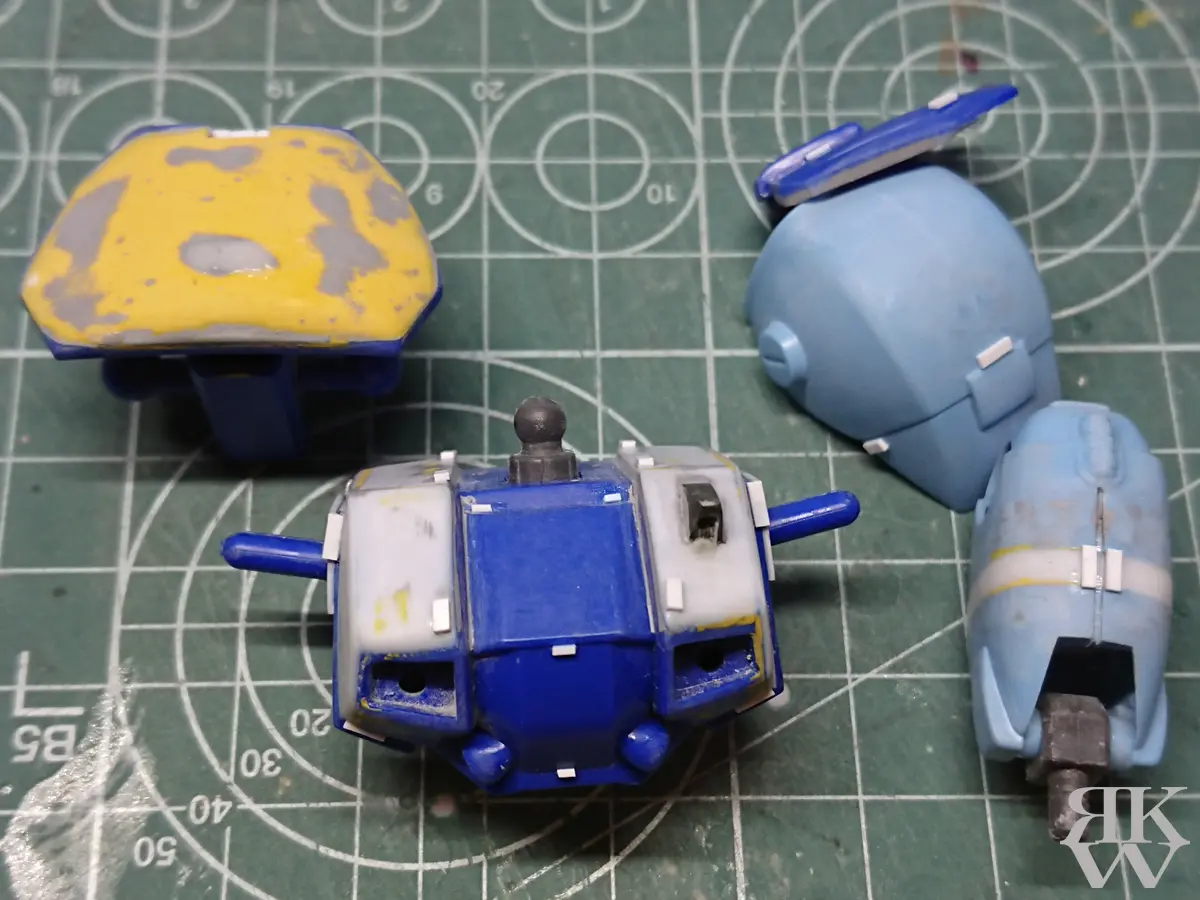 バンダイ 1/144 HGUC アイザック エメ・ウィルヘッド機( ジョニー・ライデンの帰還) 改造箇所