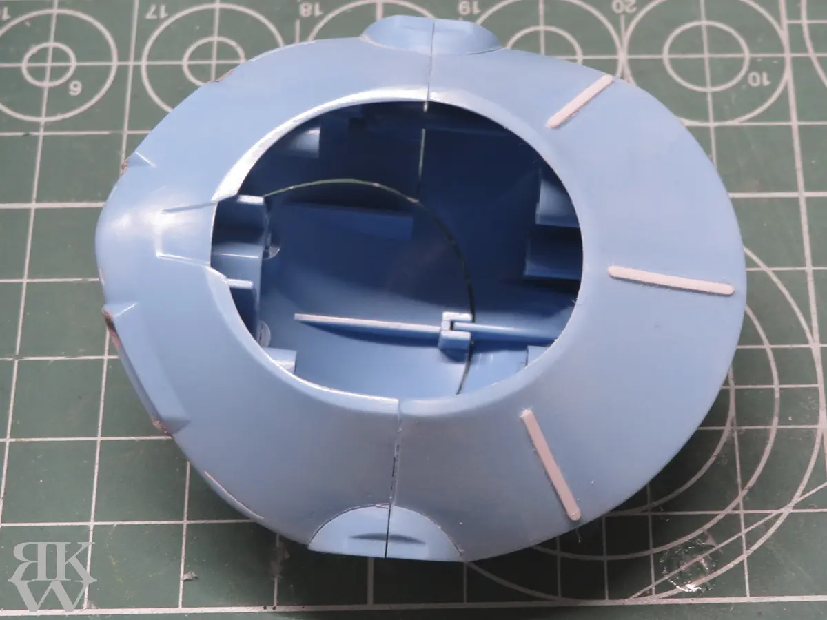 バンダイ HGUC 1/144 MSM-03C ハイゴッグ ボディ 段落ち処理 胴体