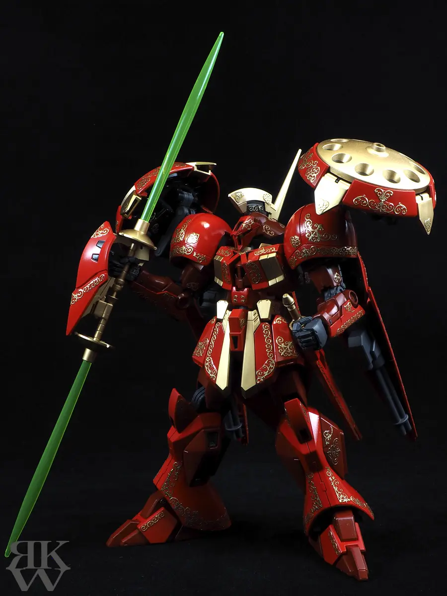 バンダイ HGBF 1/144 R・ギャギャ-朱金 正面斜め
