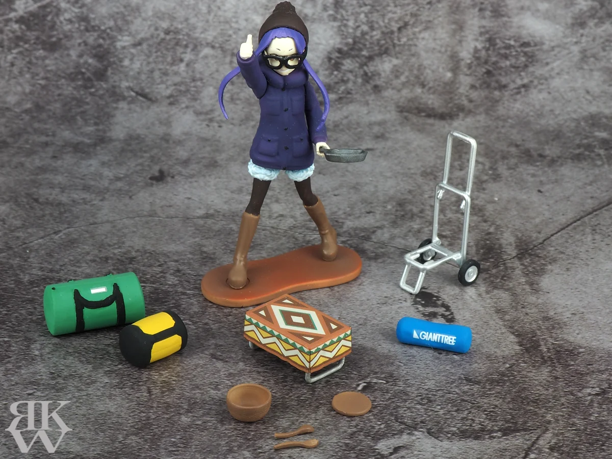 海洋堂 ARTPLA ゆるキャン△ プラモケイ BOX版 大垣千明 セット内容