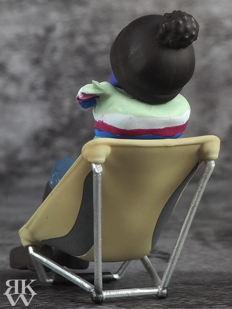 海洋堂 ARTPLA ゆるキャン△ プラモケイ BOX版 志摩リン 後ろ