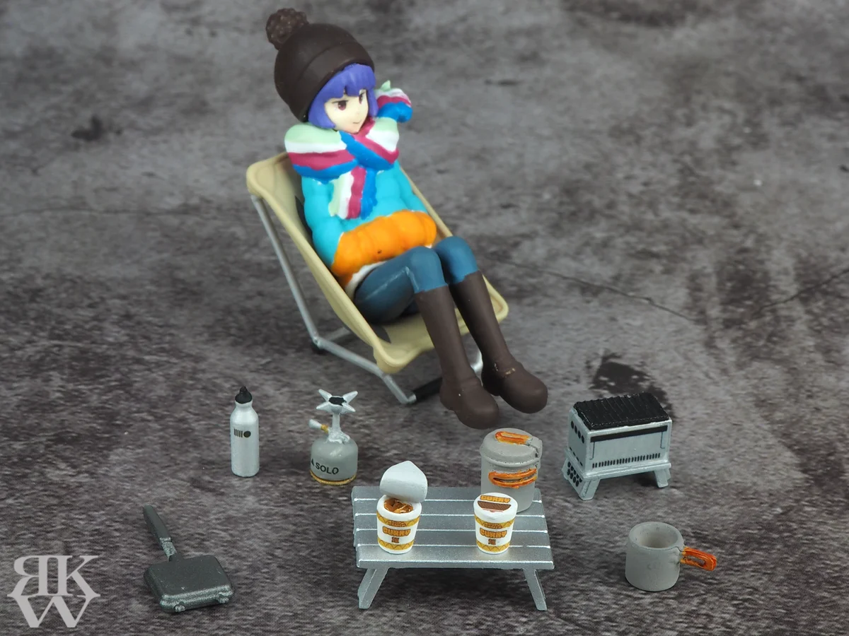 海洋堂 ARTPLA ゆるキャン△ プラモケイ BOX版 志摩リン セット内容