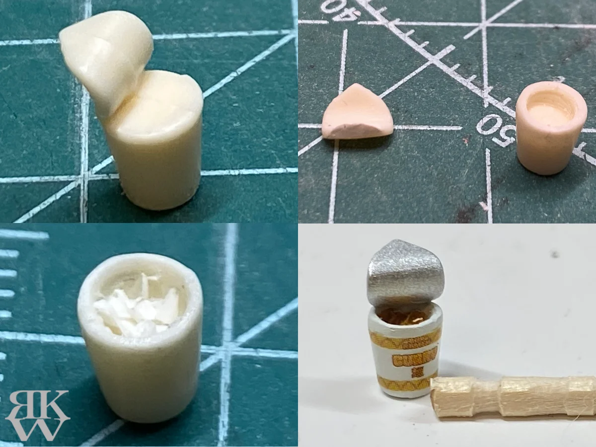 海洋堂 ARTPLA ゆるキャン△ プラモケイ BOX版 カレー麺改造