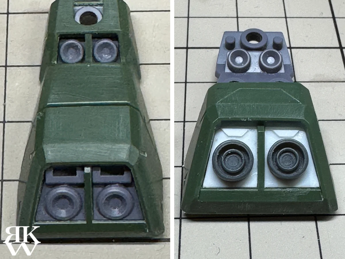 バンダイスピリッツ HG 1/144 ハイザック・カスタム (A.O.Z RE-BOOT版) 脚部バーニア改造