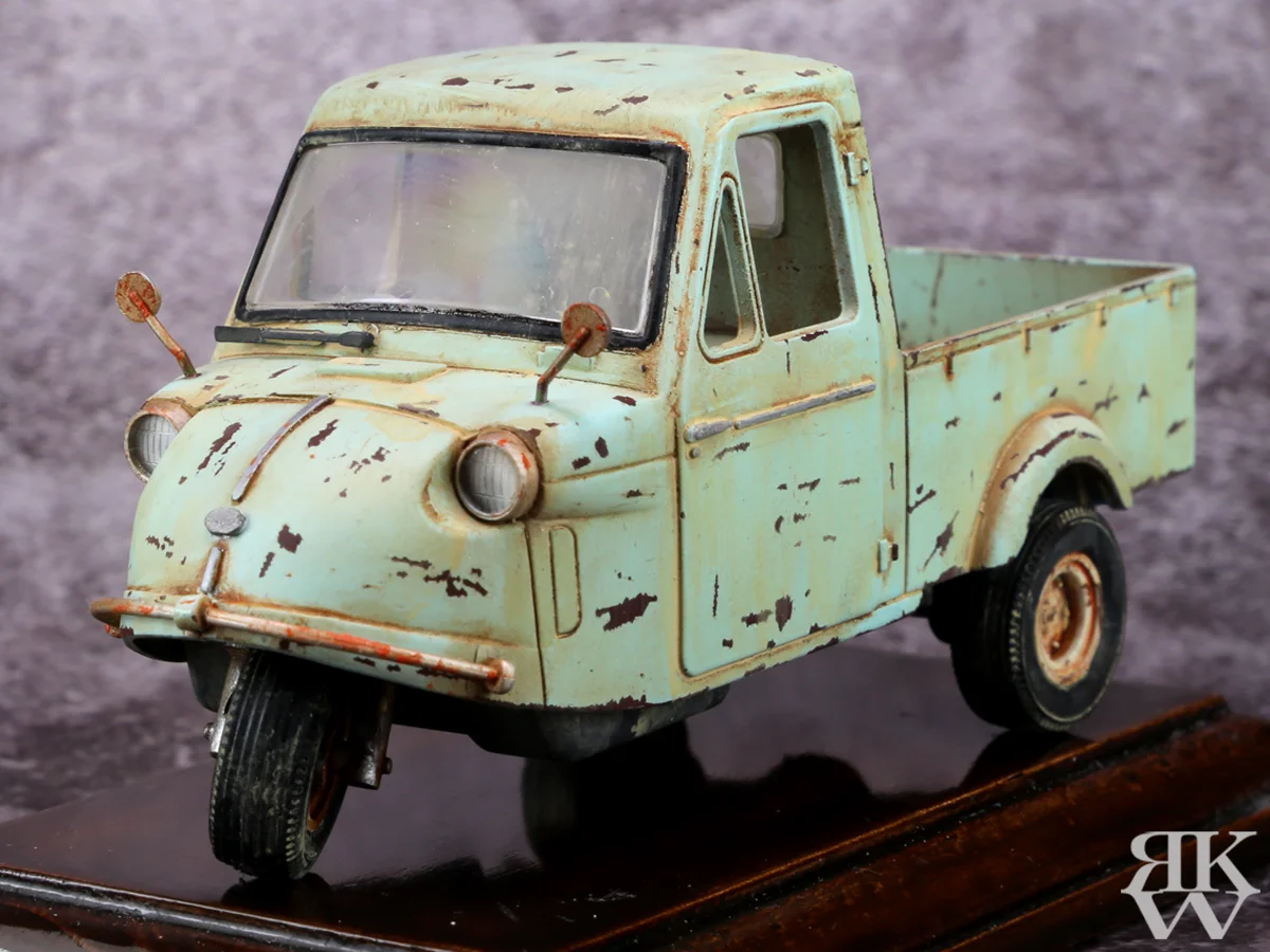 アリイ 1/32 ’58 ダイハツ ミゼット(後期型) 前部